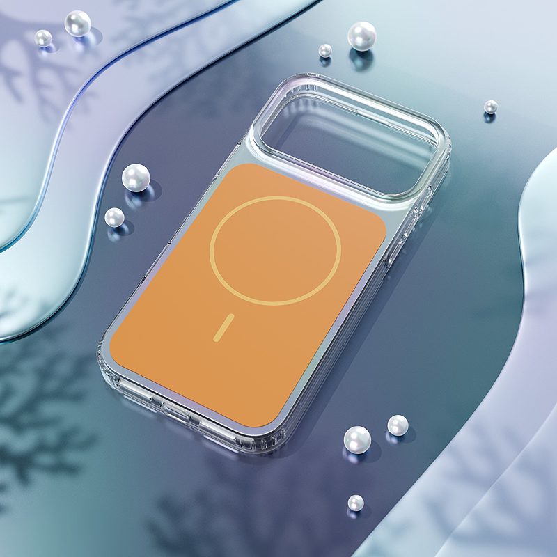 Etteri Hidden Pearl case for iPhone 17 Pro / 18 Pro 6,3" orange