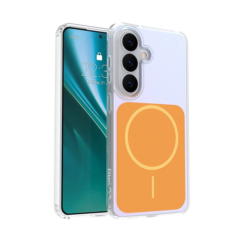 Etteri Hidden Pearl case for Samsung Galaxy S26 orange