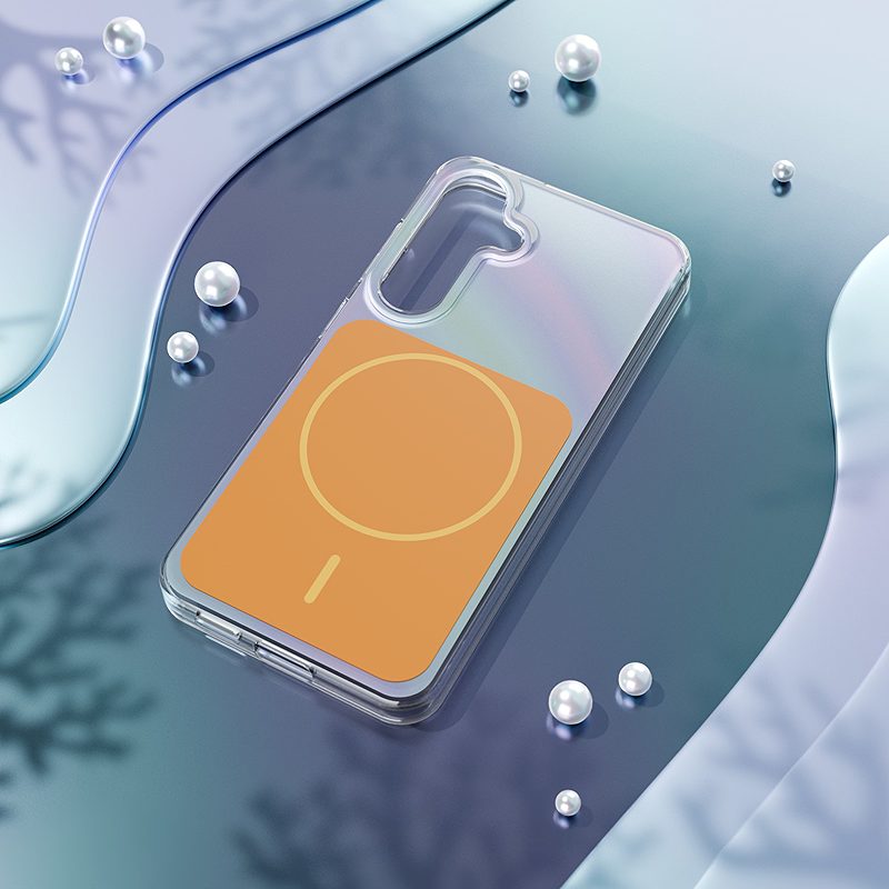 Etteri Hidden Pearl case for Samsung Galaxy S26 orange