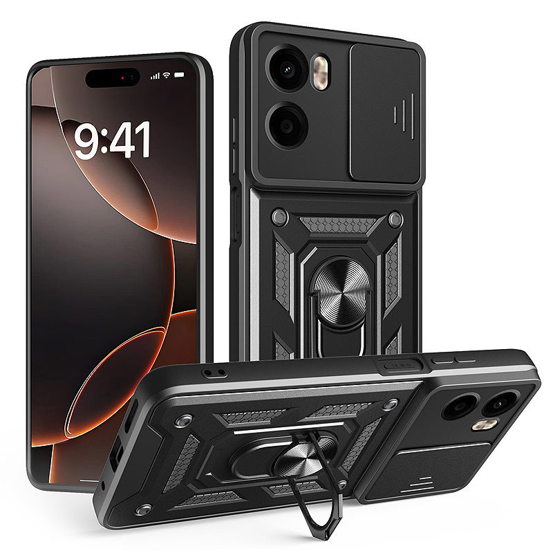 Defender Slide case for Xiaomi Redmi Note 15 Pro Plus 5G (EU) black