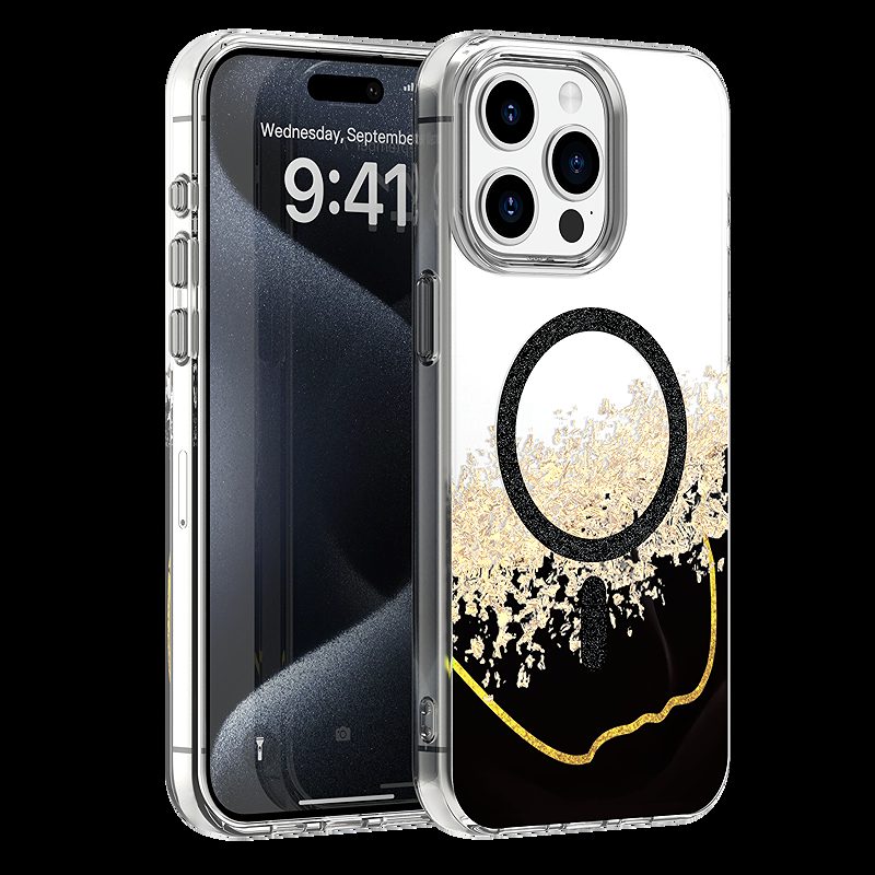 Epoxy Mag case for iPhone 15 Pro 6,1" black