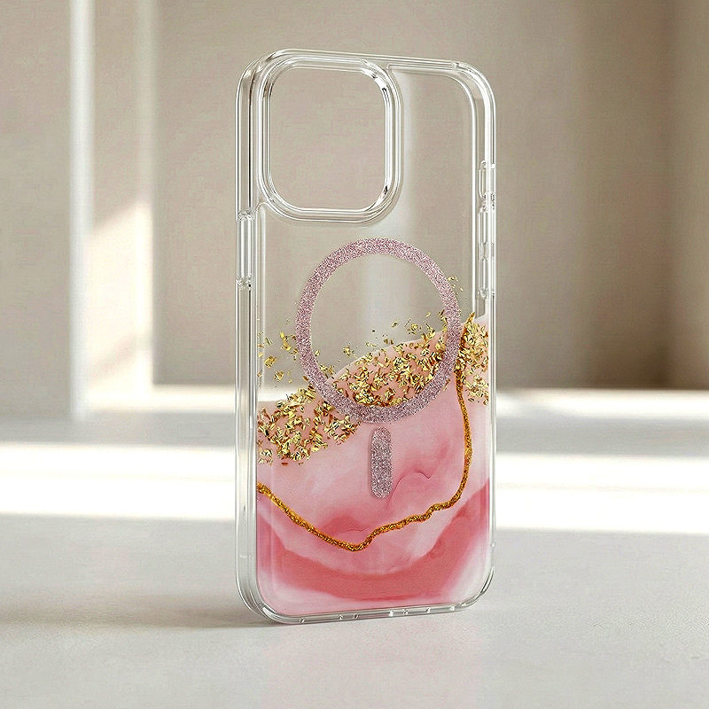 Epoxy Mag case for iPhone 11 pink