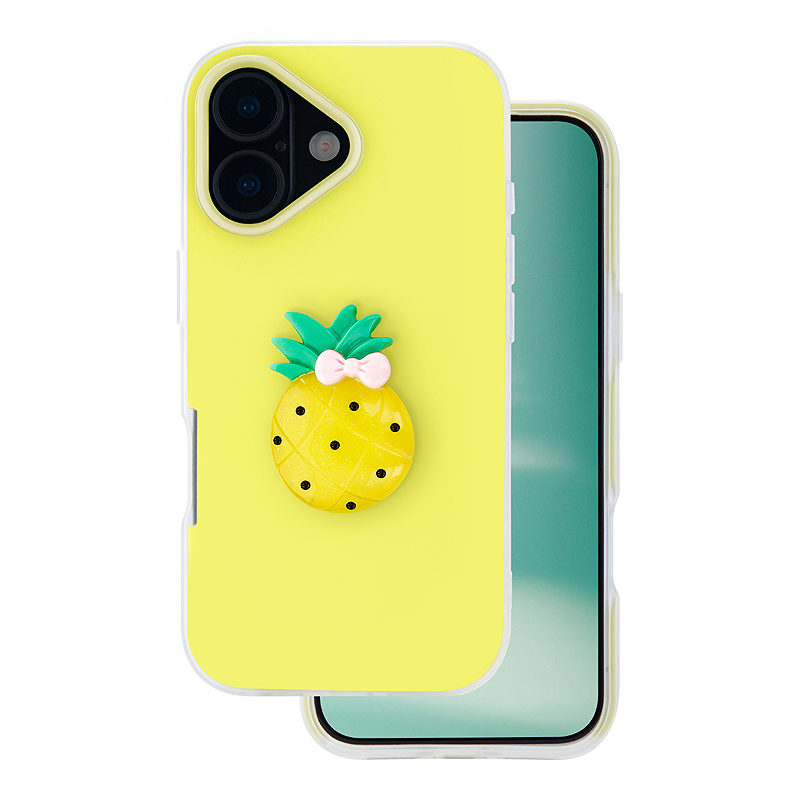 Fruit 2in1 case for iPhone 16 6,1" yellow