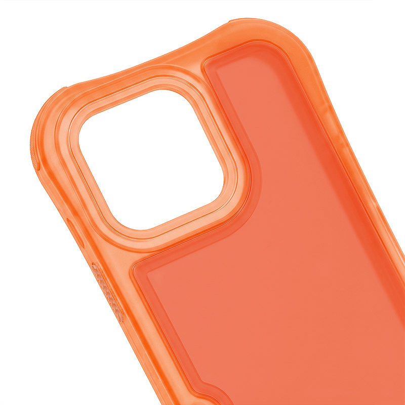 Safepop case with strap for iPhone 15 Pro 6,1" orange