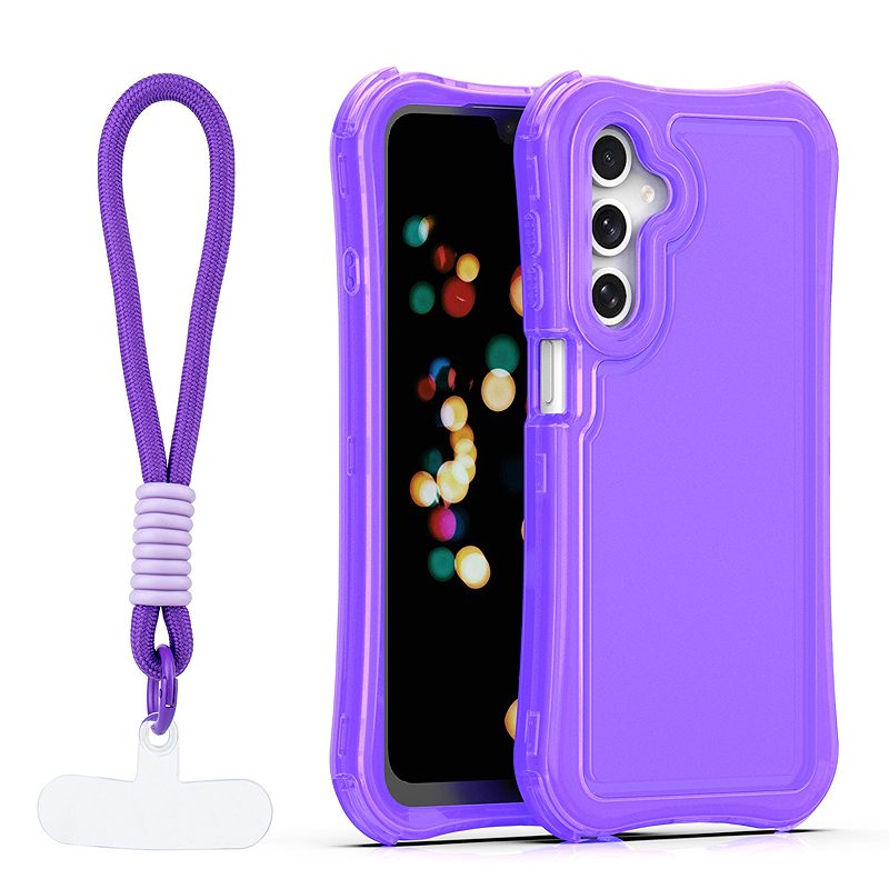 Safepop case with strap for Samsung Galaxy A16 4G / A16 5G purple