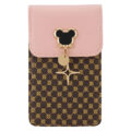 PHONE BAG MOUSE 19*12*2 CM PINK