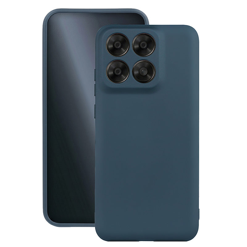 Silicon case for Motorola Edge 70 Fusion dark blue