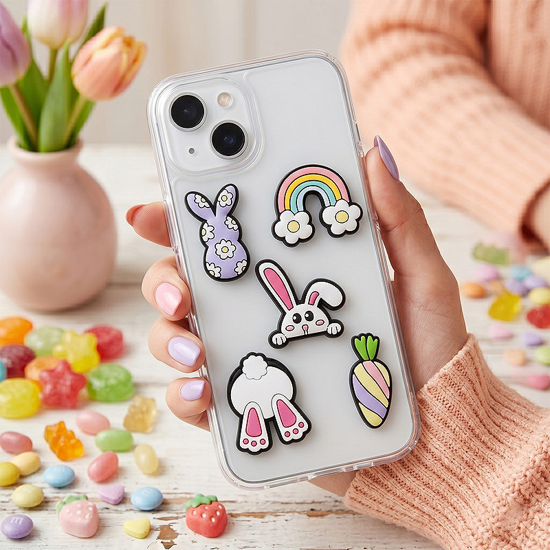 Alternative view of 3D Sticker Bunny 5pcs set