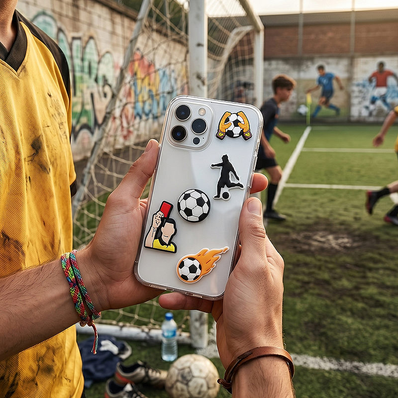 Alternative view of 3D Sticker Football 5pcs set