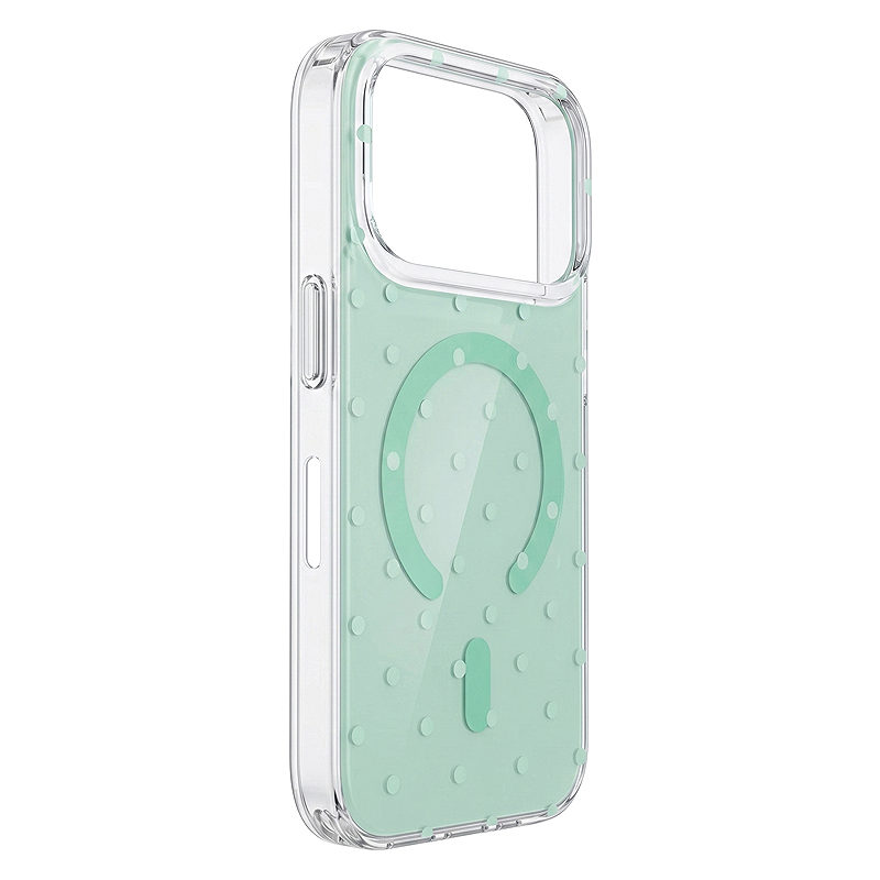 Bubble Dots Mag case for Samsung S24 / S25 green