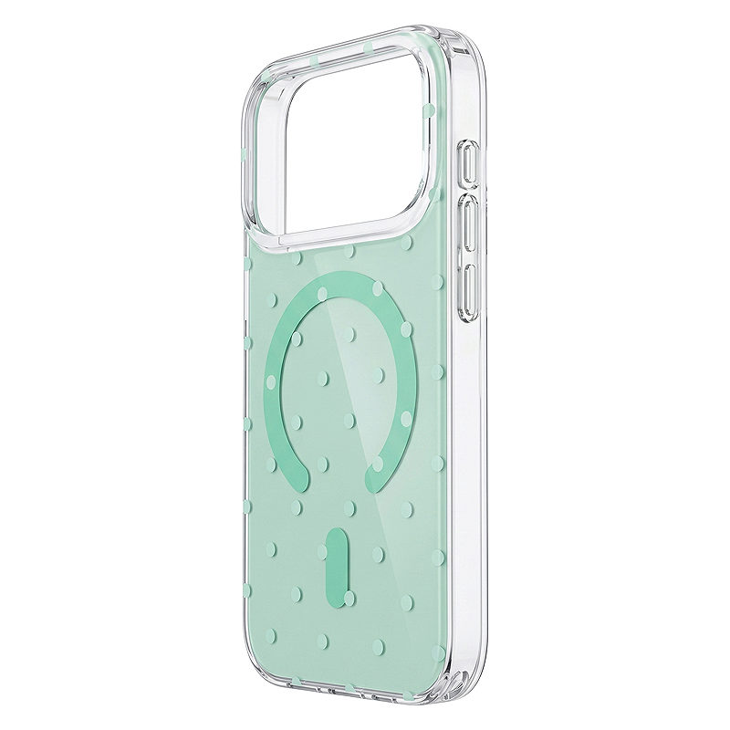 Bubble Dots Mag case for Samsung S24 / S25 green