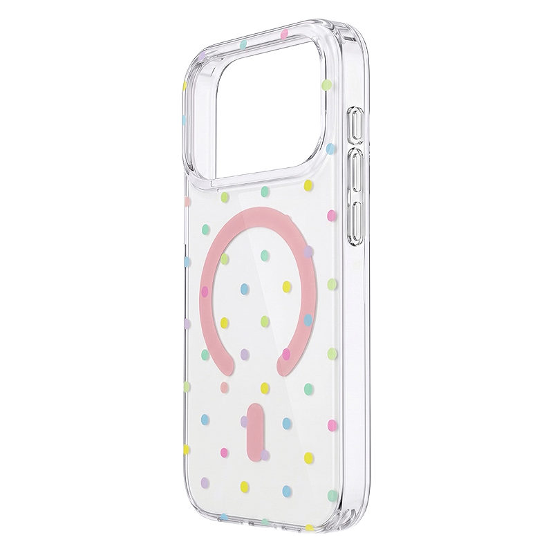 Bubble Dots Mag case for Samsung S26 white