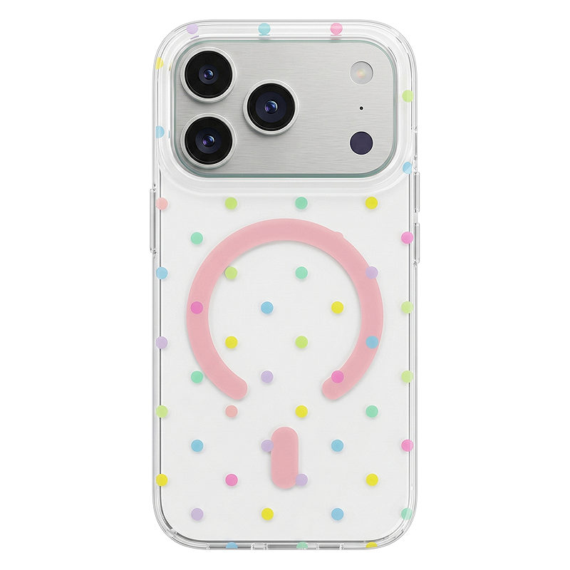 Bubble Dots Mag case for Samsung S26 white