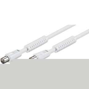 Alternative view of Antenne kabel 2.5m hvid 100hz Ferrit