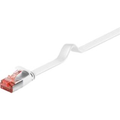 Patchkabel Cat6 FTP flad hvid 5m