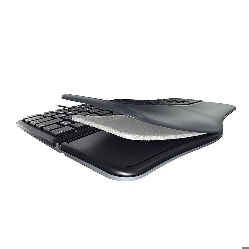 CHERRY KC 4500 ERGO tastatur Universel USB QWERTY US engelsk Sort - Billede 3