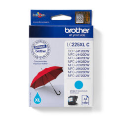 Brother LC225XLC blækpatron 1 stk Original Højt (XL) udbytte Blå