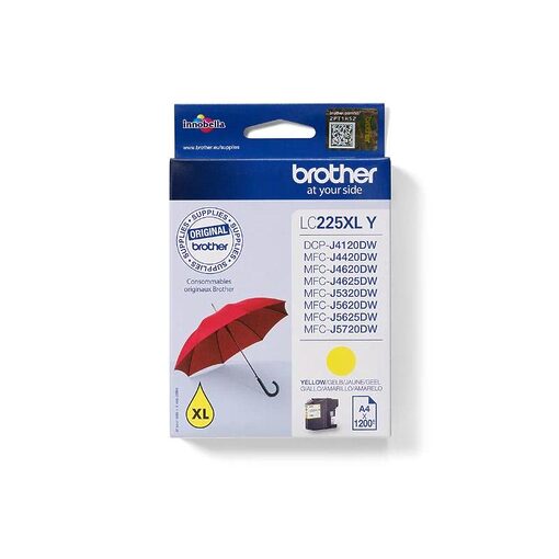 Brother Ink Cart. LC-225XLY high capacity für MFC-J4420DW/J4620DW MFC-J5320DW/5620DW/J5625DW/ 5720DW yellow