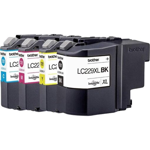 Brother Ink Cart. LC-229XLVALBPDR Value Pack für für MFC-J5320DW/J5620DW/ J5625DW/J5720DW high capacity (bk/c/m/y) - Image 2