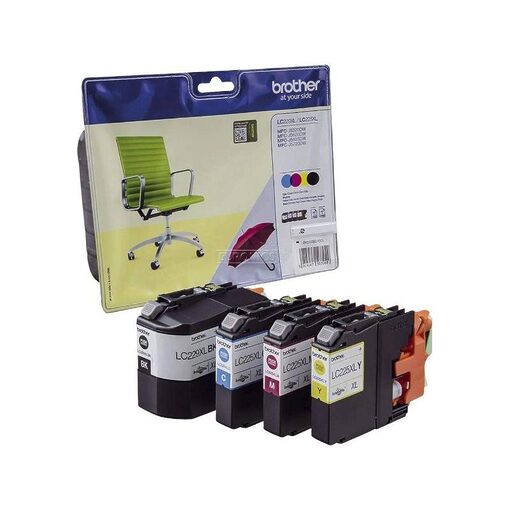 Brother Ink Cart. LC-229XLVALBPDR Value Pack für für MFC-J5320DW/J5620DW/ J5625DW/J5720DW high capacity (bk/c/m/y) - Image 3