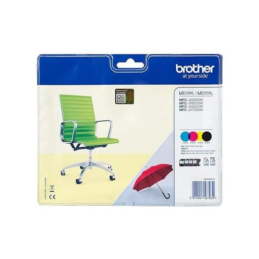 Brother Ink Cart. LC-229XLVALBPDR Value Pack für für MFC-J5320DW/J5620DW/ J5625DW/J5720DW high capacity (bk/c/m/y)