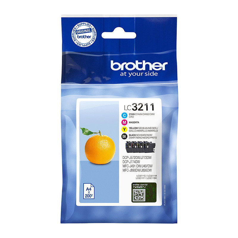 Brother Original LC3211VAL sampak blækpatroner