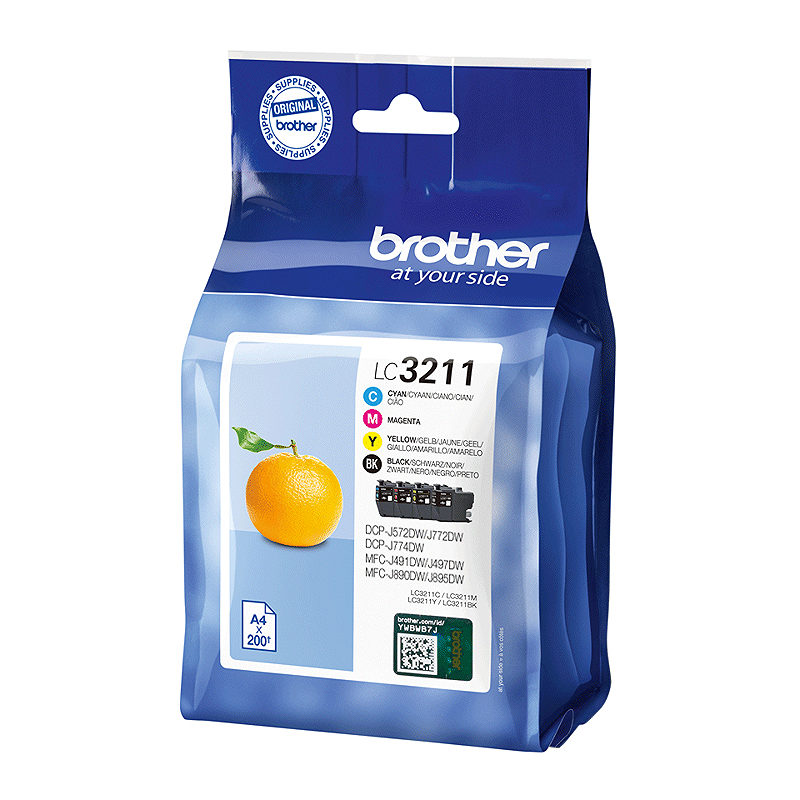 Brother Original LC3211VAL sampak blækpatroner - Billede 2