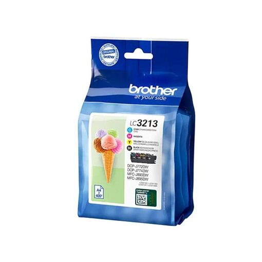 Brother Ink Cart. LC-3213VALDR Value Pack High Capacity für DCP-J572DW/J772DW/J774DW/ MFC-J491DW/J497DW/J890DW (bk/c/m/y) - Image 2