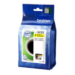 Alternative view of Brother LC3233Y blækpatron 1 stk Original Standard udbytte Gul