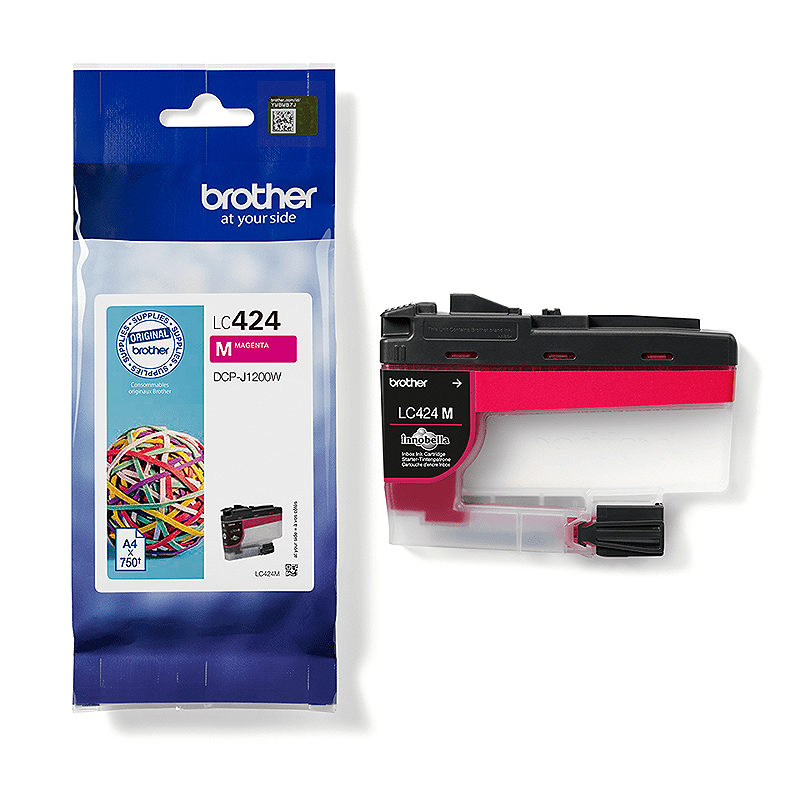 Brother LC-424M blækpatron 1 stk Original Magenta - Billede 3