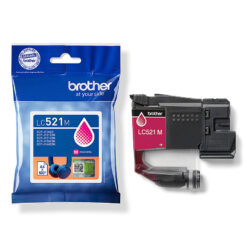 Alternative view of Brother LC521M blækpatron 1 stk Original Magenta
