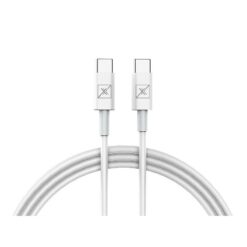 Alternative view of CAR CHARGER MX KAPPA 18W PD+QC, USB-A+C+ C/C CABLE 20W PD, WHITE