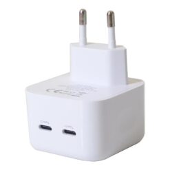 Alternative view of WALL CHARGER MX THUNDER PD 35W, 2xUSB-C WHITE