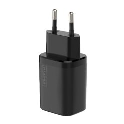 WALL CHARGER MX CARBON 30W PD+QC USB-A+C BLACK