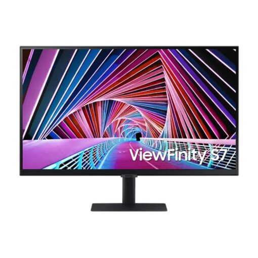 Samsung Monitor LS27A704NWPXEN black - Image 2