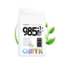 Brother LC985BK blæk CMYK