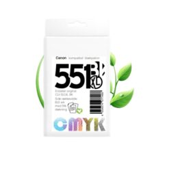 Canon CLI 551BK blæk CMYK