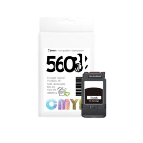 Alternative view of Canon PG560BK blæk CMYK