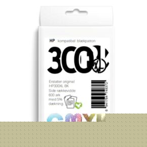 Alternative view of HP CC641EE BK 300XL blæk CMYK
