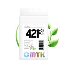 Brother LC421 BK blæk CMYK