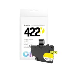 Alternative view of Brother LC422 Y blæk CMYK