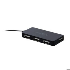 Maxlife Home Office USB 2.0 hub USB - 4x USB 0,15 m black + cable 1,5 m - Billede 3