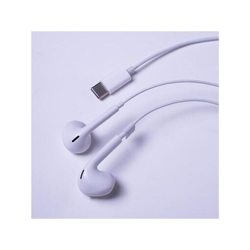 maXlife USB-C Wired Earphones White - Image 9