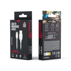 maXlife 1m Micro USB kabel 2A