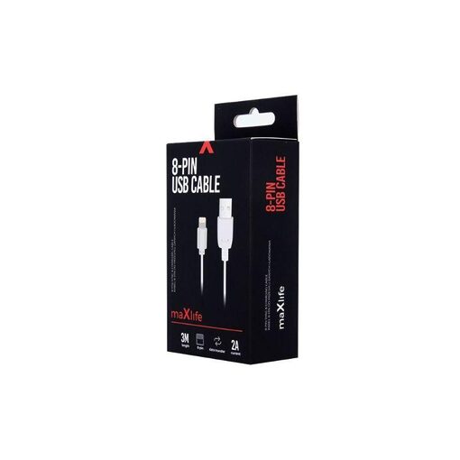 maXlife 3m lightning kabel 2A - Image 2