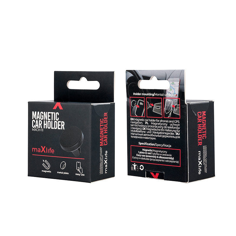 Maxlife car holder for air vent MXCH-11 magnetic black - Billede 2