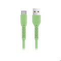 Maxlife MXUC-04 cable USB - USB-C 1,0 m 3A green