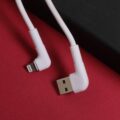 Alternative view of maXlife 1m 2.4A vinklet USB- Lightning K