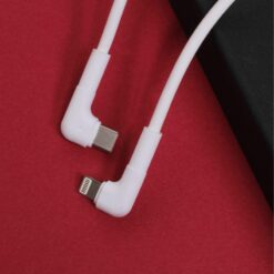 Alternative view of maXlife 1m 27W vinklet USB- Lightning Ka
