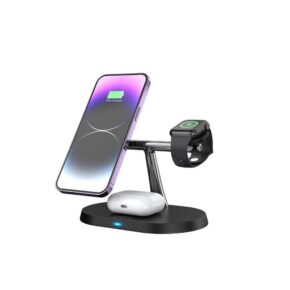 Alternative view of maXlife 3-i-1 trådløs oplader 15W Sort